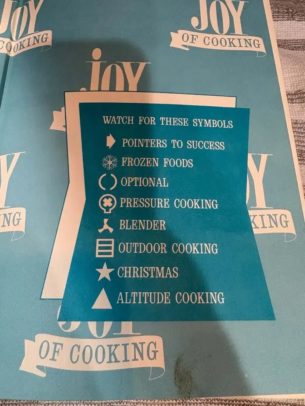 Vintage Joy of Cooking Cookbook (1972 Printing) by Rombauer and Becker
